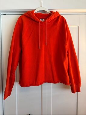 Mode of One Men’s Orange-ish Red Pullover Sweatshirt